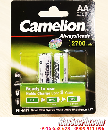 Camelion NH-AA2700ARBP2 _Pin sạc AA 1.2v 2700mAh Camelion AlwaysReady NH-AA2700ARBP2 (MẪU MỚI)